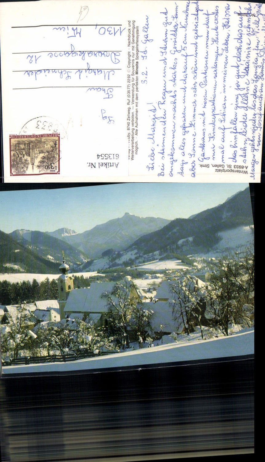 Alte Ansichtskarte – Old Postcard