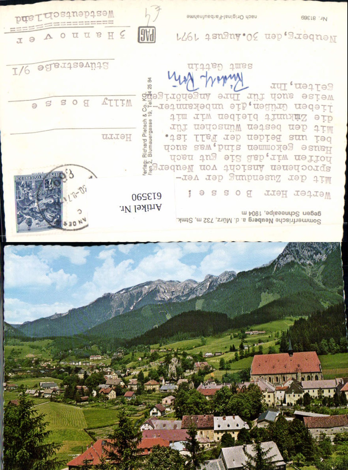 Alte Ansichtskarte – Old Postcard