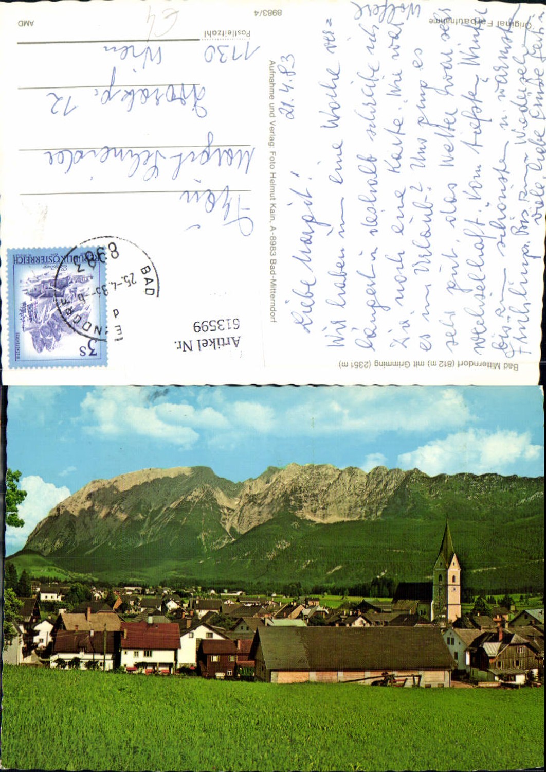 Alte Ansichtskarte – Old Postcard