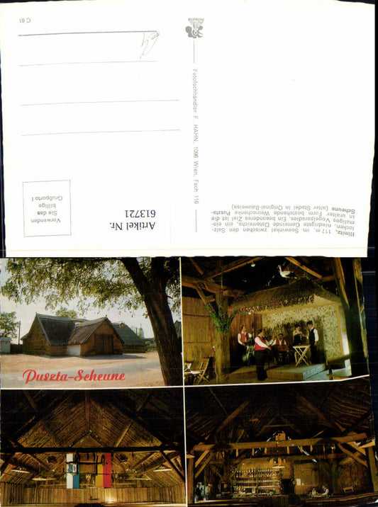 613721,Mehrbild Ak Illmitz Pusztascheune Weinschenke Wein Musik