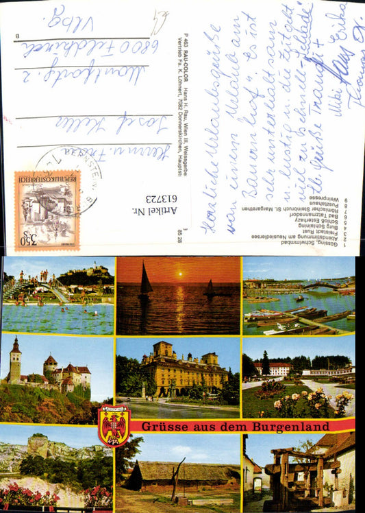 613723,Mehrbild Ak Burgenland Güssing Rust Burg Schlaining Schloss Esterhazy