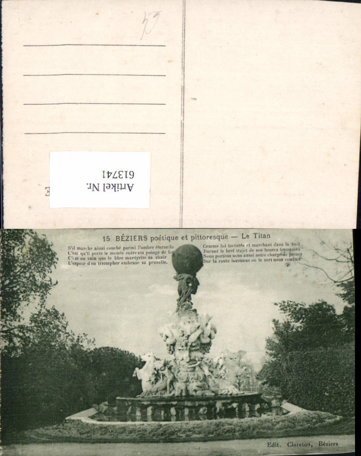 Alte Ansichtskarte – Old Postcard