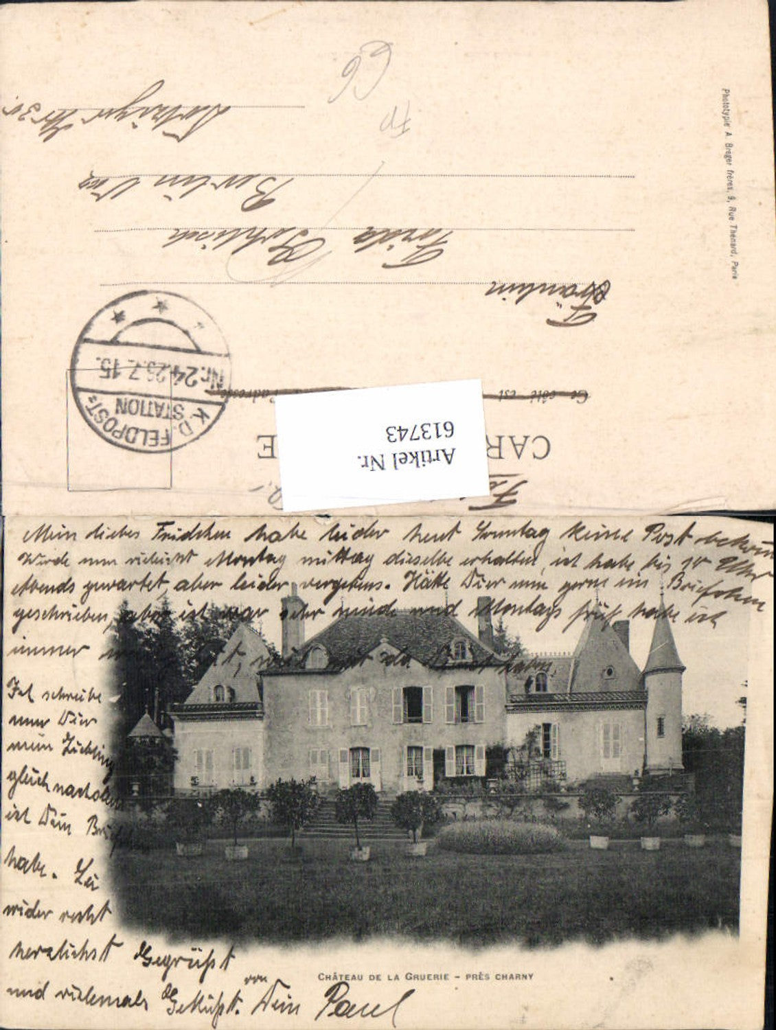 Alte Ansichtskarte – Old Postcard