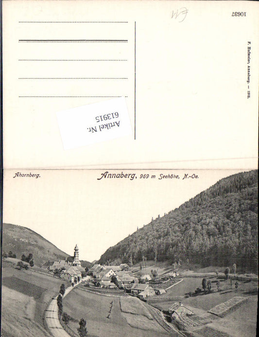 613915,Annaberg am Ötscher m. Ahornberg pub Ledermann (Vertrieb Hofmeier) 10637