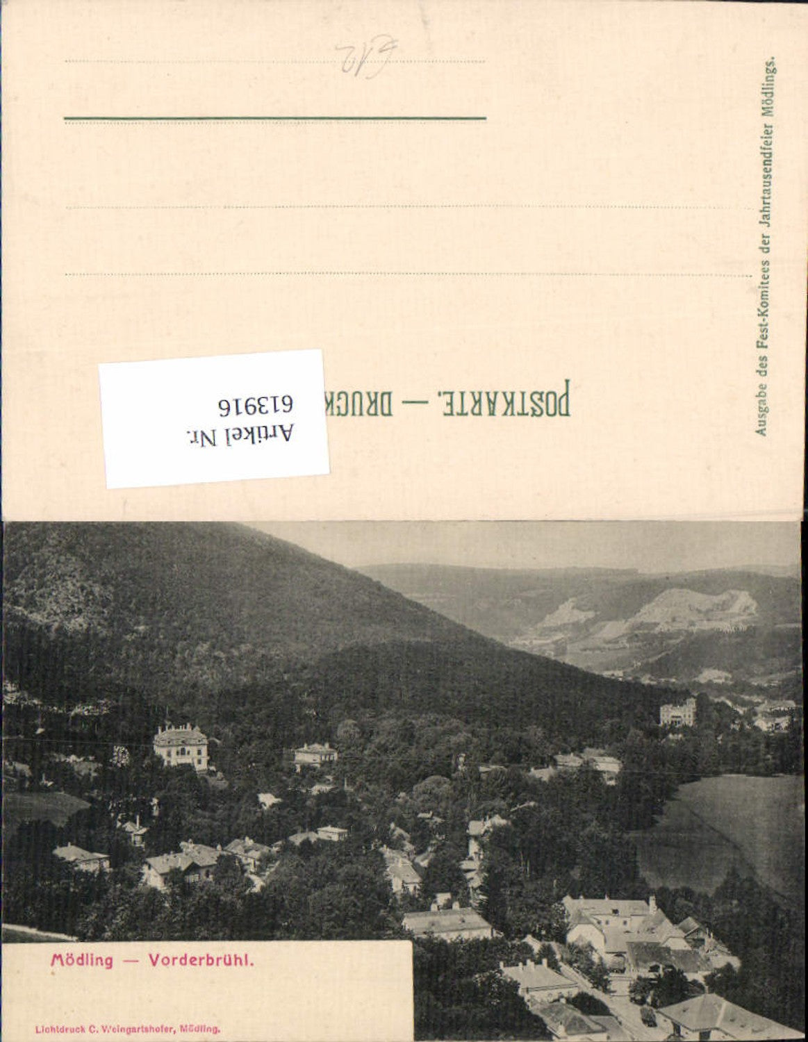 613916,Mödling Vorderbrühl bei Wien 1900