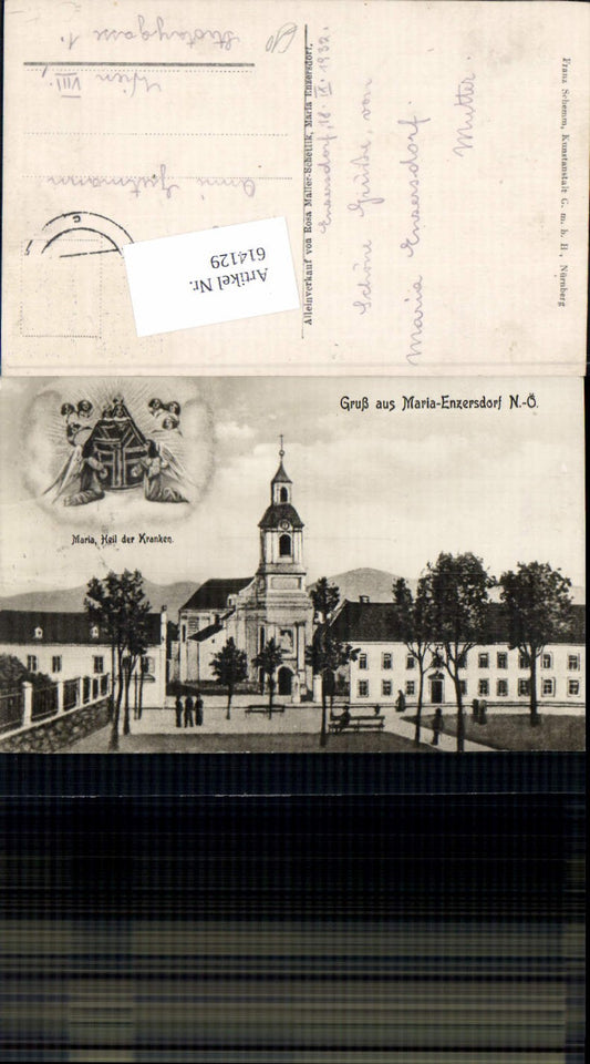 614129,Gruß aus Maria Enzersdorf am Gebirge Gnadenbild pub Franz Schemm