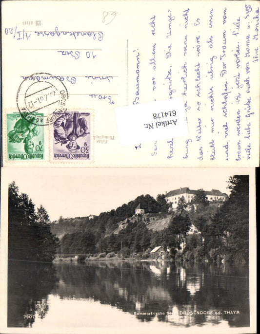 614178,Stadt Drosendorf an der Thaya Drosendorf-Zissersdorf