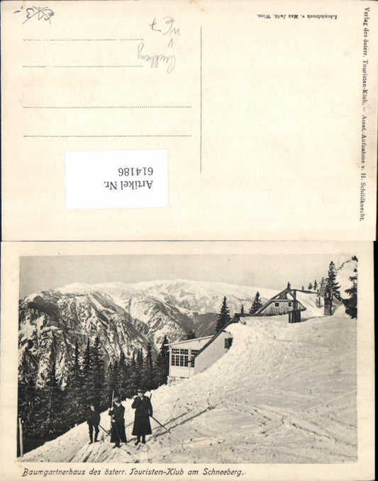 614186,Puchberg am Schneeberg Baumgartnerhaus Ski Skifahrerpub Max Jaffe