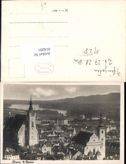 614201,Foto-AK Krems an der Donau pub Fotograf J. Zipperle