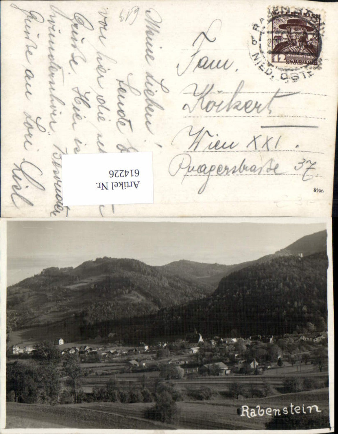 614226,tolle Foto-AK Rabenstein an der Pielach
