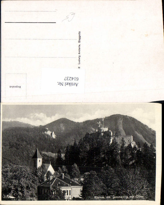 614237,Klamm am Semmering