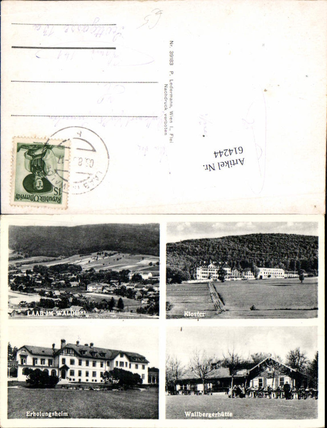 614244,Laab im Walde Wallbergerhütte