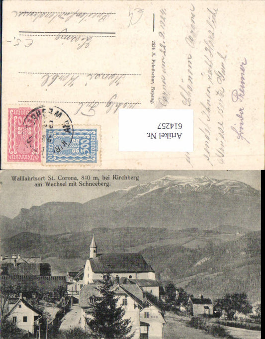 614257,St. Corona am Wechsel Kirchberg am Wechsel