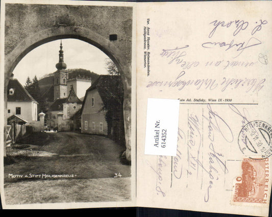 614352,Foto-AK Motiv aus Heiligenkreuz Stift
