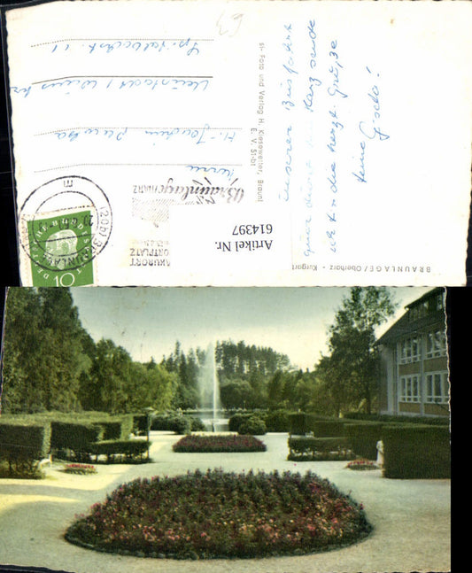 614397,Braunlage Oberharz Kurgarten Springbrunnen Brunnen