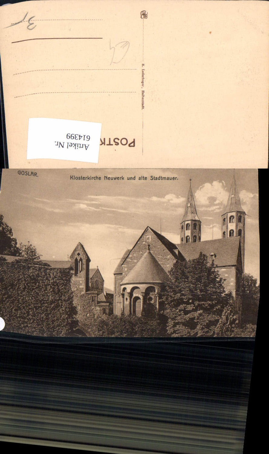 614399,Goslar Klosterkirche Neuwerk u. Alte Stadtmauer Kirche