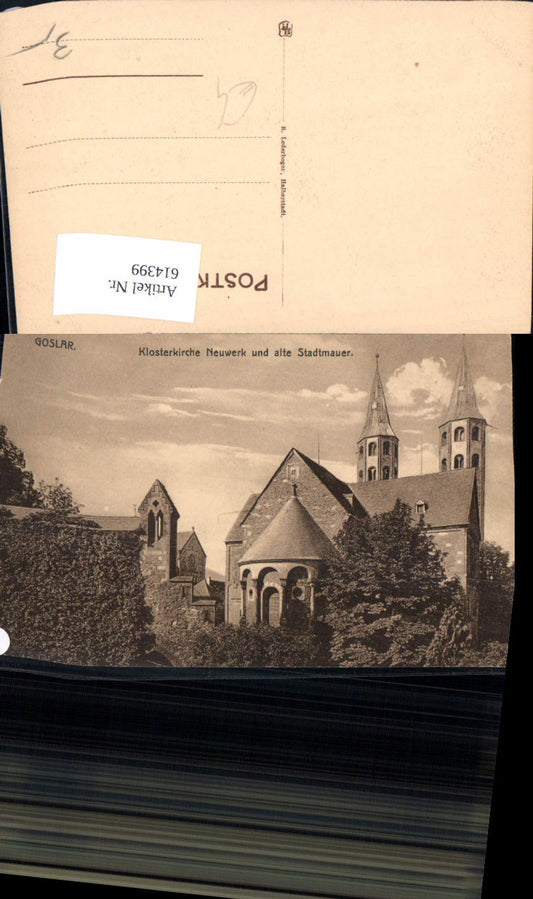 614399,Goslar Klosterkirche Neuwerk u. Alte Stadtmauer Kirche