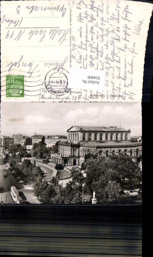 614409,Foto Ak Hannover Opernhaus Oper