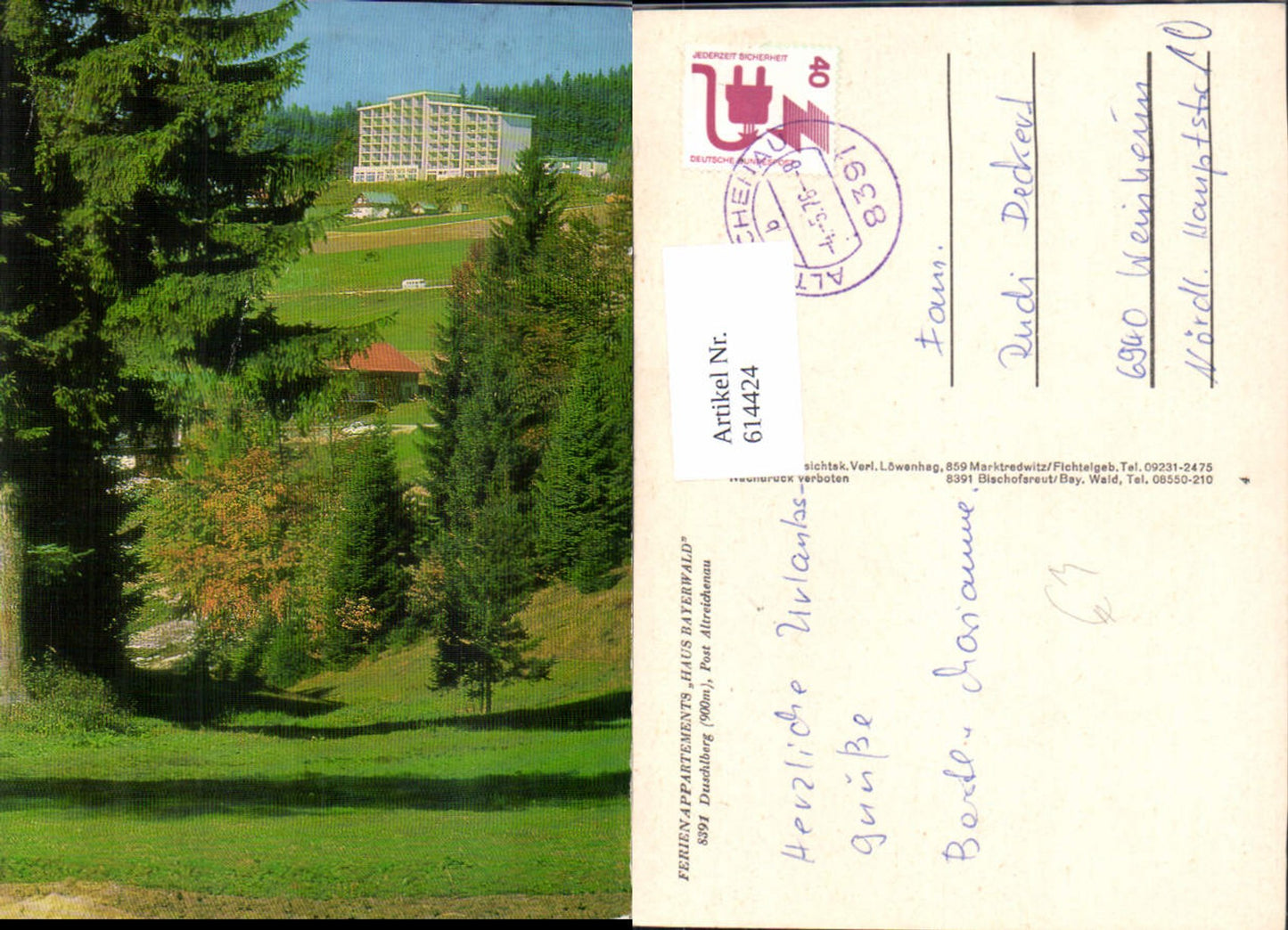 614424,Duschlberg Altreichenau Holiday Apartments House Bayerwald