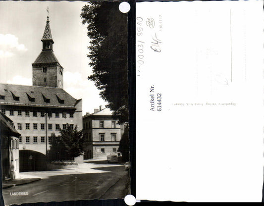 614432, Photo Ak Landsberg view with VW Bully