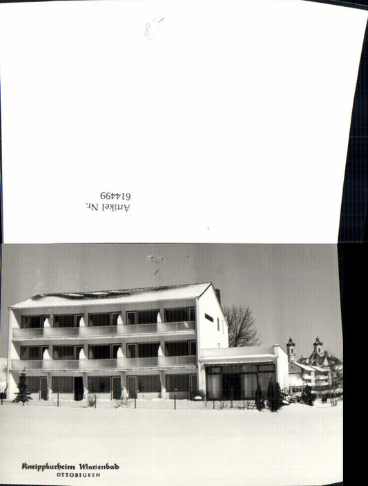 614499,Foto Ak Ottobeuren Kneippkurheim Marienbad i. Winter