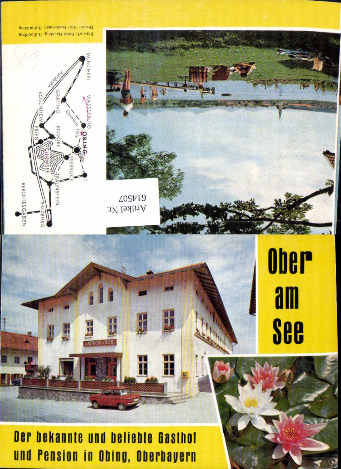 614507,Klappbar Ober a. See Pension in Obing Oberbayern