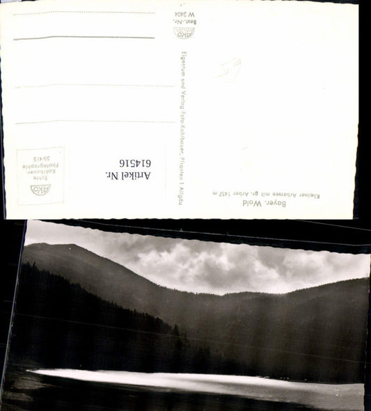 614516, Photo Ak Lohberg Kleiner Arbersee m. Gr. Arber Bayer Wald