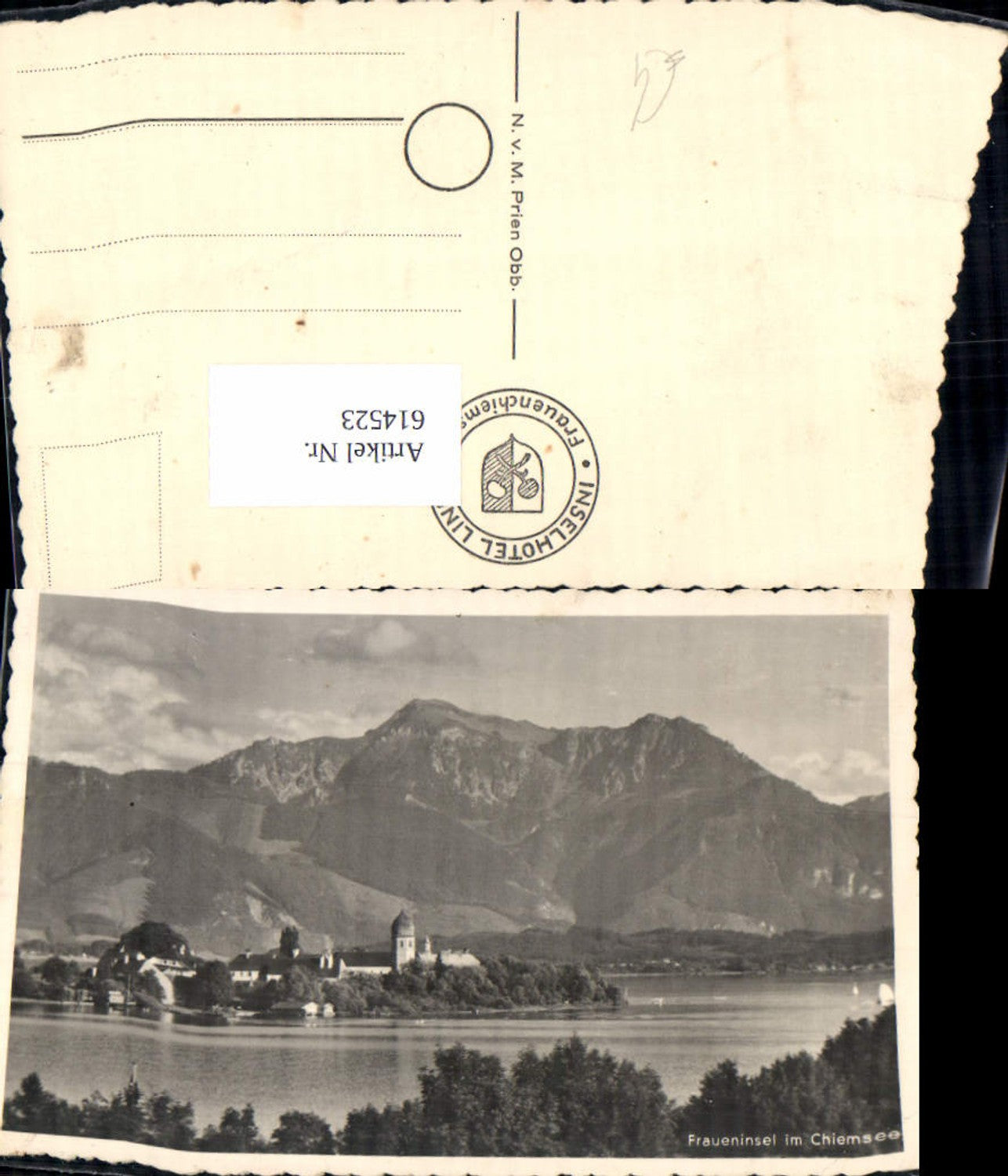 614523, Photo Ak Fraueninsel i. Chiemsee Prien Municipality of Chiemsee
