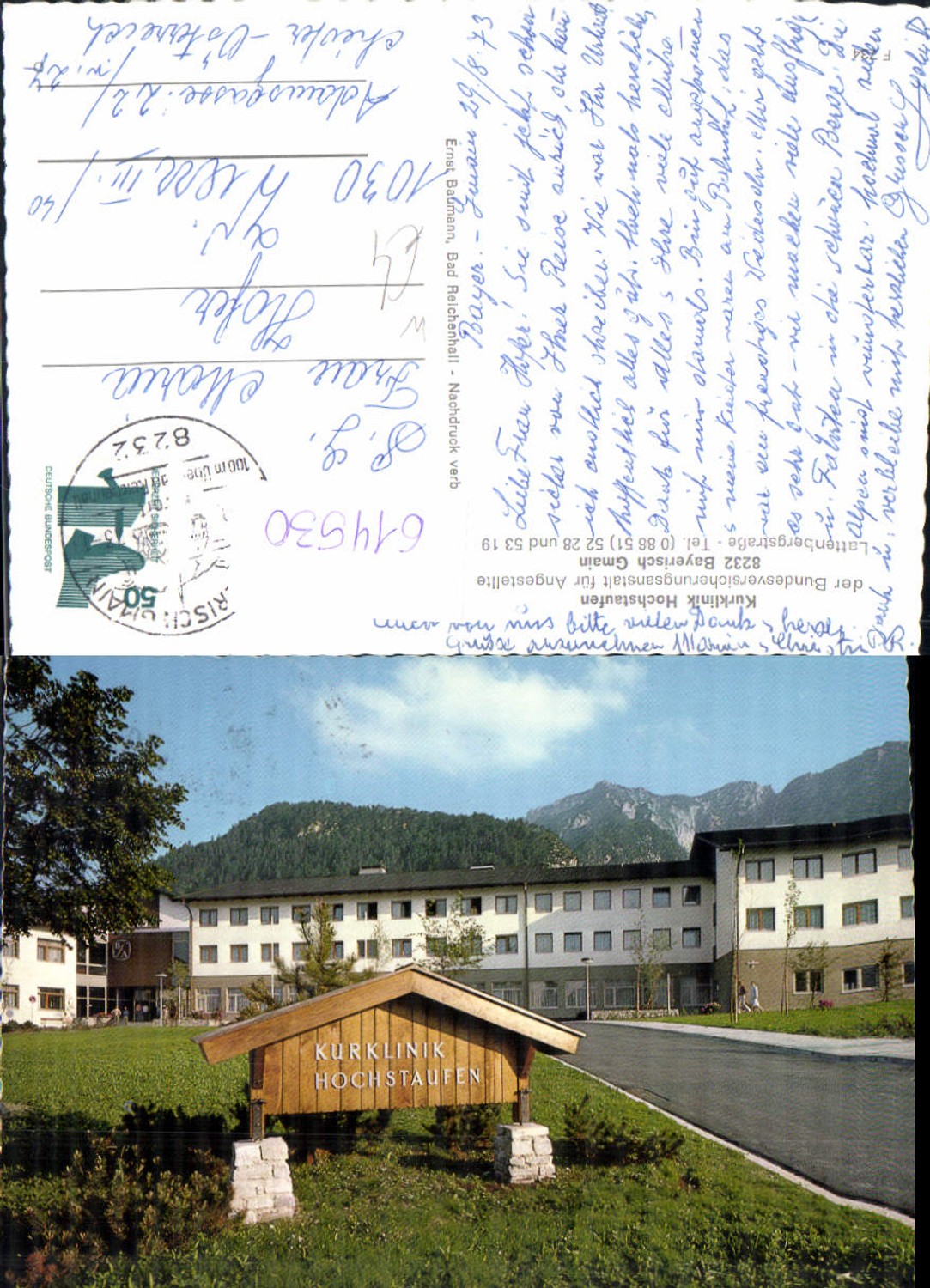 614530, Bayerisch Gmain Kurklinik Hochstaufen