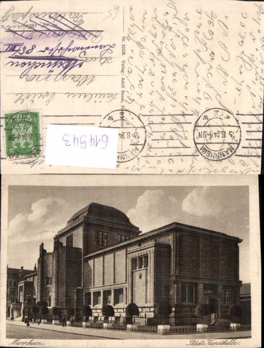 614543, Mannheim Municipal Art Gallery Museum