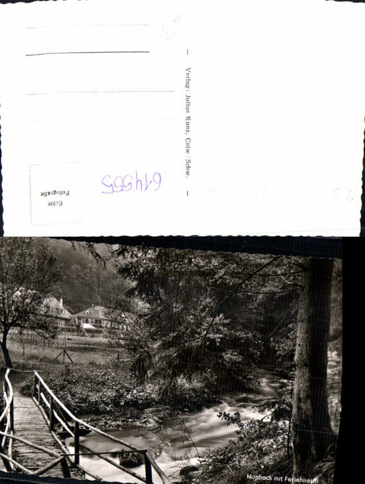 614555, Photo Ak Monbach with holiday home Brücke Bad Liebenzell