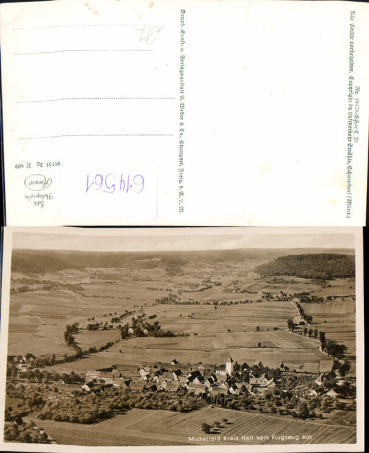 614561, Aerial photograph Michelfeld, Hall district, overall view