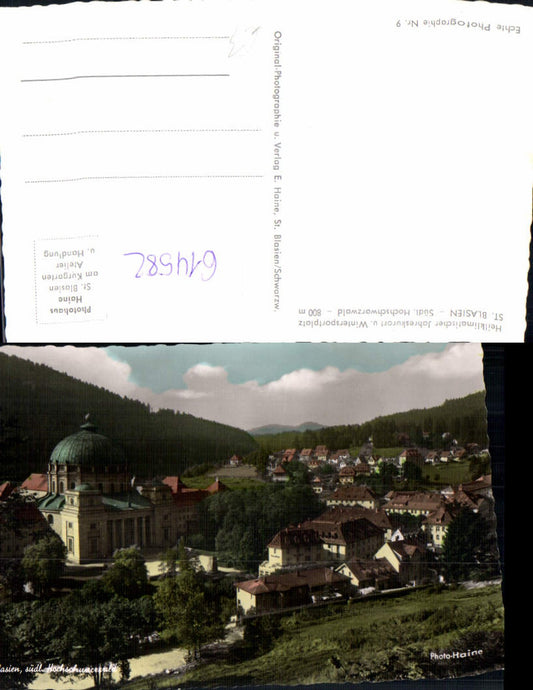614582, Photo Ak St Blasien Black Forest View