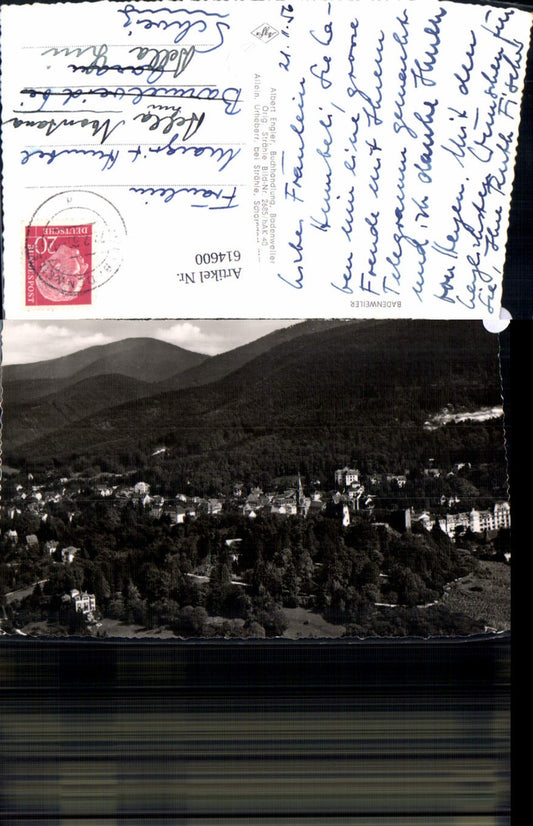 614600, photo postcard Badenweiler