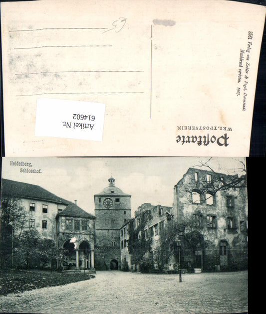 614602,Heidelberg Schlosshof Castle