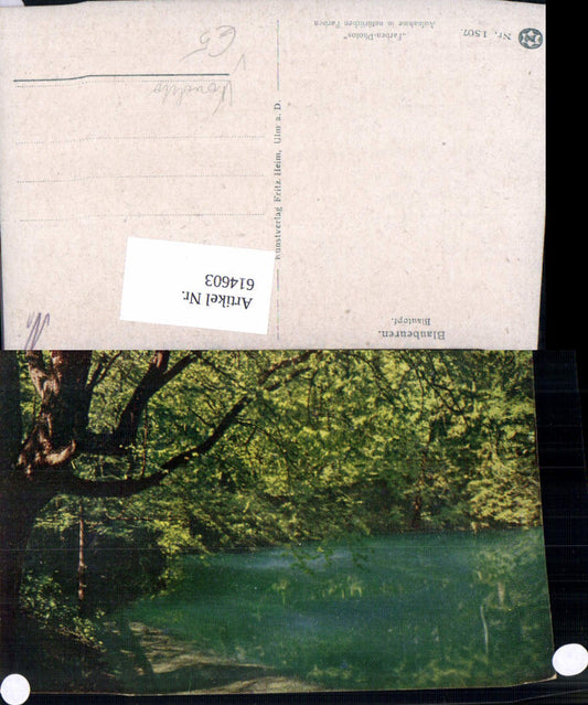 614603, Blaubeuren Blautopf pub Novolito 1507
