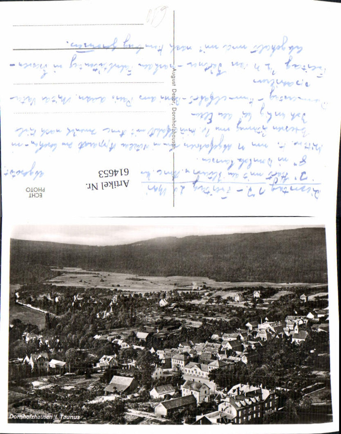 614653,Foto Ak Bad Homburg vor der Höhe Dornholzhausen i. Taunus Ansicht