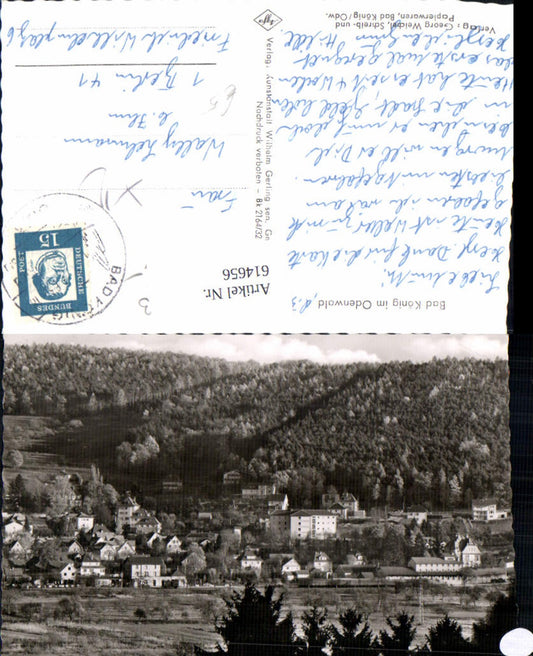 614656,Foto Ak Bad König i. Odenwald