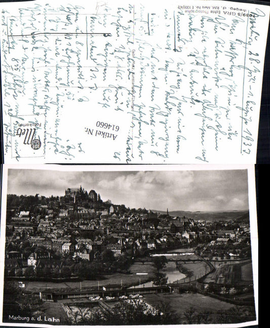614660,Foto Ak Marburg a. d. Lahn Ansicht
