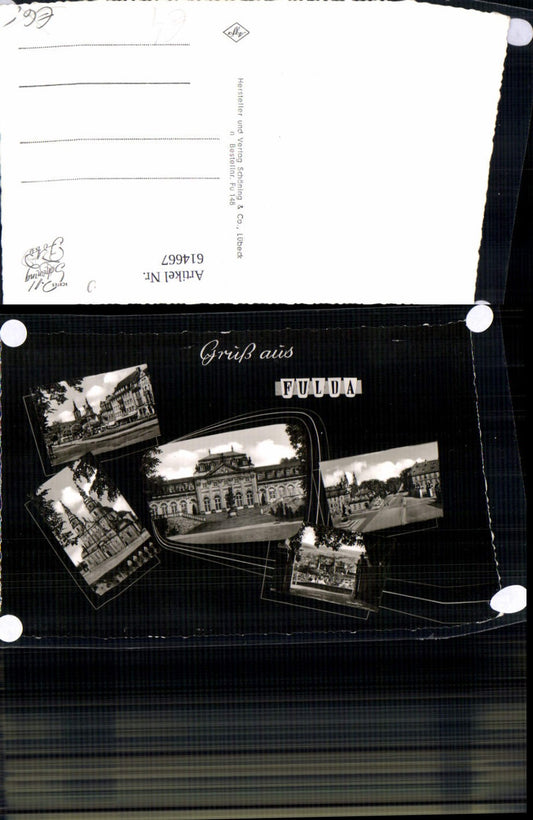 614667,Mehrbild Ak Fulda Ansichten