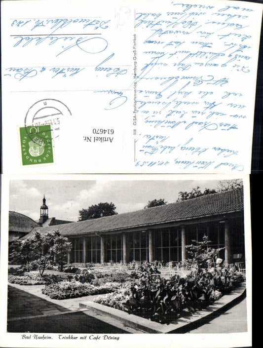614670,Bad Nauheim Trinkkur m. Cafe Döring
