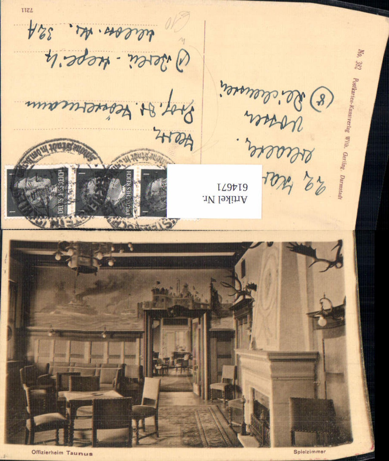 614671,Falkenstein Königstein im Taunus Offizierheim Taunus Spielzimmer Interieur