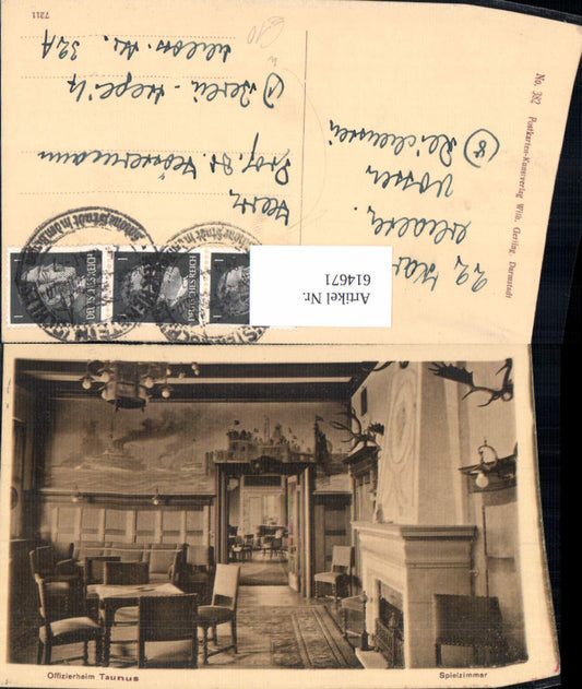 614671,Falkenstein Königstein im Taunus Offizierheim Taunus Spielzimmer Interieur