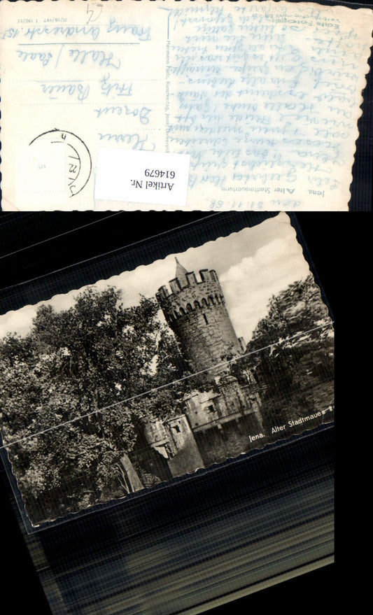 614679, Photo Ak Jena Old City Wall Tower
