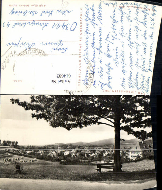 614683, Photo Ak Bad Liebenstein Thuringia View