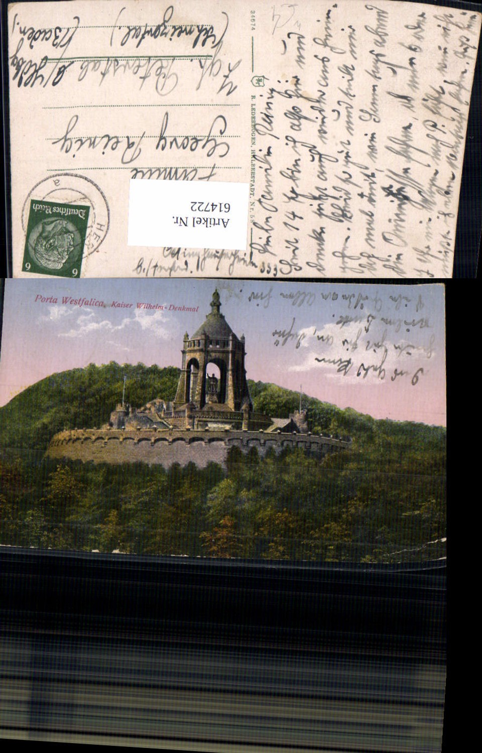 614722,Stadt Porta Westfalica Kaiser-Wilhel-Denkmal