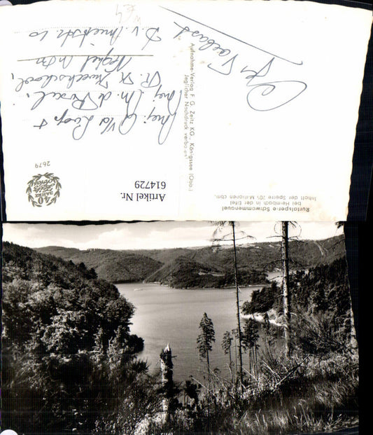 614729,Foto Ak Rurtalsperre Schwammenauel b. Heimbach Eifel Simmerath Talsperre