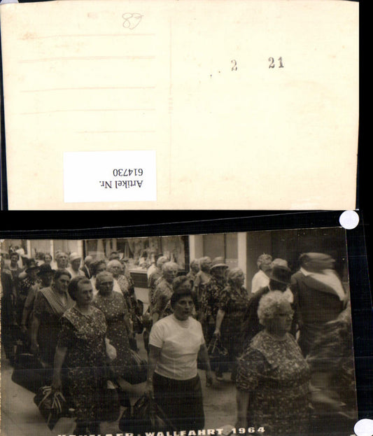 614730,Foto Ak Kevelaer Wallfahrt 1964