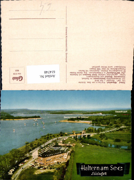 614748,Luftbild Haltern a. See Südufer Hotel Seehof