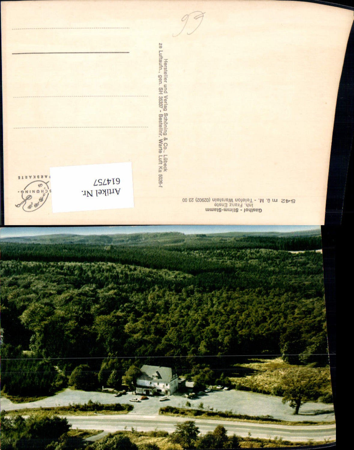 614757,Warstein Gasthof Stimm-Stamm